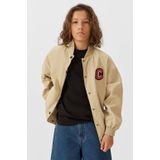 Coolcat - Jasje - Beige - Polyester - Printopdruk en Patches