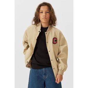 Coolcat - Jasje - Beige - Polyester - Printopdruk en Patches