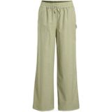 Me & My Monkey - Wide Leg Broek - Lichkhaki - Katoen