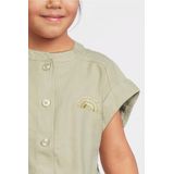 Me & My Monkey - Jumpsuit - Lichtkhaki - Mouwloos - Katoenmix