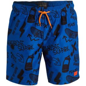 Orange Stars - Zwemshort - Graffiti-print