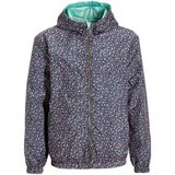 Orange Stars - Reversible Jacket - Ditsy Floral Print - Meisjesjack - Navy