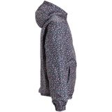 Orange Stars - Reversible Jacket - Ditsy Floral Print - Meisjesjack - Navy