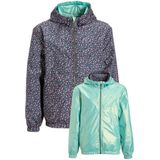 Orange Stars - Reversible Jacket - Ditsy Floral Print - Meisjesjack - Navy