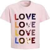 Orange Stars - Pailletten T-shirt - Zacht Katoen