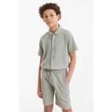 Anytime - Short Waffle - Grijs - Korte Broeken