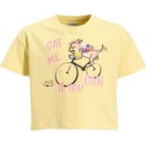 Me & My Monkey - T-shirt - Geel - Katoen - Printopdruk