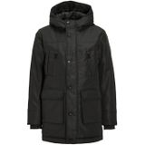 Me & My Monkey - Oxford Parka - Gewatteerde Jas - Zwart