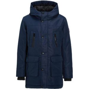 Me & My Monkey - Gewatteerde Jas - Blauw - Parka voor Jongens