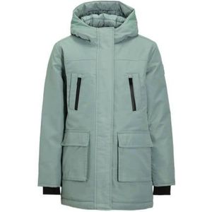 Me & My Monkey - Parka Jas - Mint - Gewatteerd - Met Capuchon