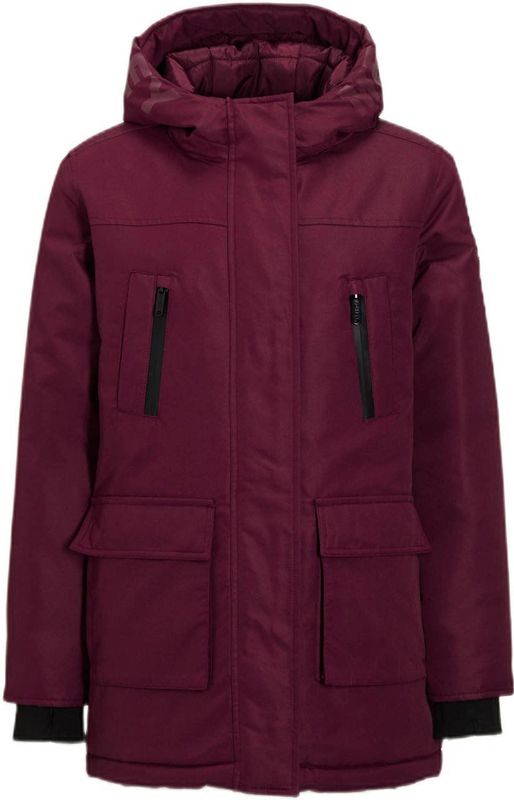 Me & My Monkey - Parka Jas - Rood - Gewatteerd