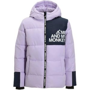 Me & My Monkey - Colourblock Puffer Jas - Gewatteerd - Voor Meisjes