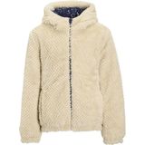 Anytime - Korte Reversible Jas - Meisjes - Structuurbont - Sterrenprint