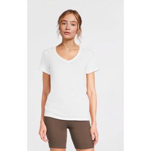 Anytime - Value - T-shirt - Wit - V-hals