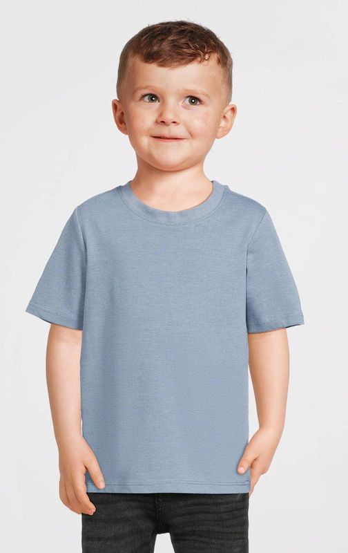 Anytime - Value-collectie - T-shirt - Lichtblauw - Katoenmix