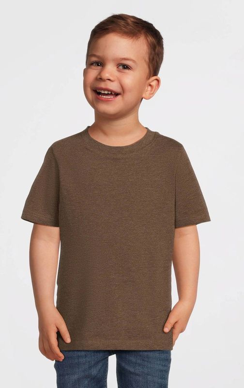 Anytime - Value-collectie - T-shirt - Bruin Melange