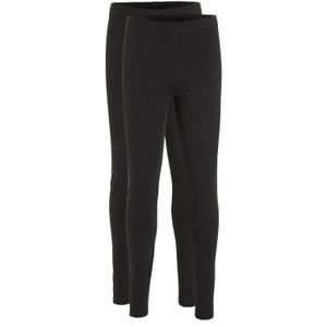 Anytime - Value - Legging - Donkergrijs Melange - Set van 2