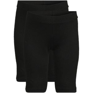 Anytime - Biker Shorts - Zwart - Set van 2 - Skinny Fit - Elastische Tailleband