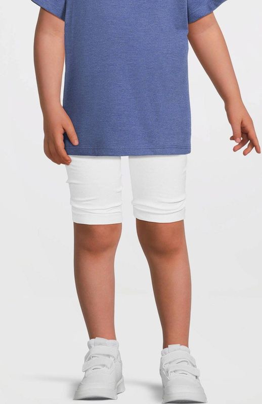 Anytime - Biker Shorts - Wit - Set van 2 - Skinny Fit - Elastische Tailleband