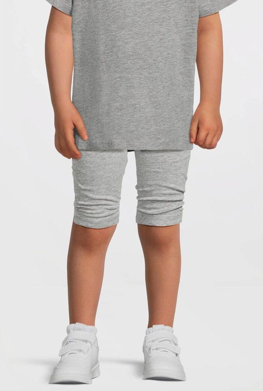 Anytime - Skinny Biker Shorts - Grijs Melange - Fietsbroekje