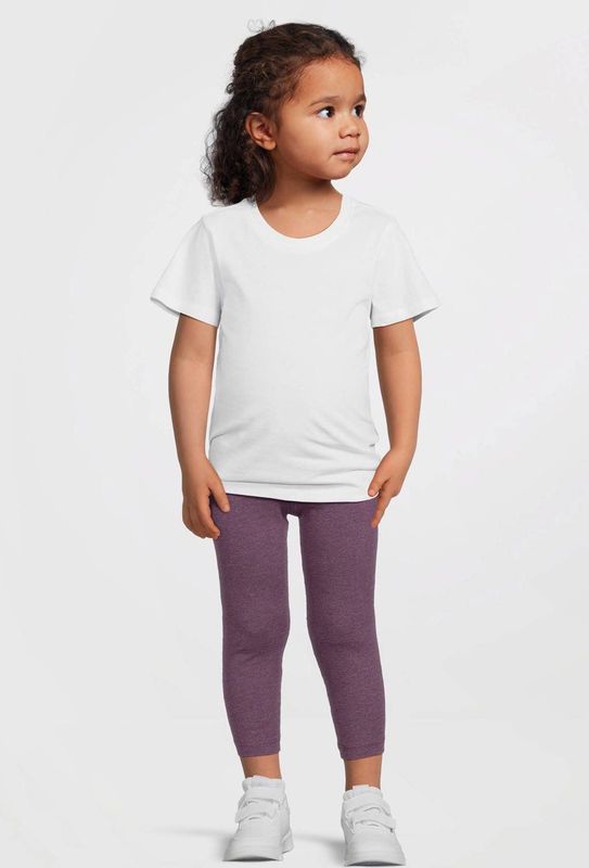 Anytime - Value - Capri Legging - Paars Melange