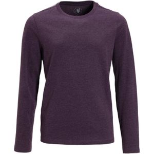 Anytime - Longsleeve - Paars Melange - Value-collectie