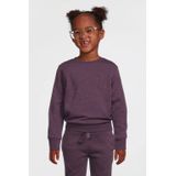 Anytime - Value - Fleece Sweater - Paars Melange - Unisex