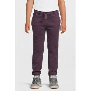 Anytime - Value - Fleece Joggingbroek - Paars Melange