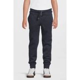 Anytime - Fleece Joggingbroek - Donkerblauw Melange - Unisex - Value-collectie