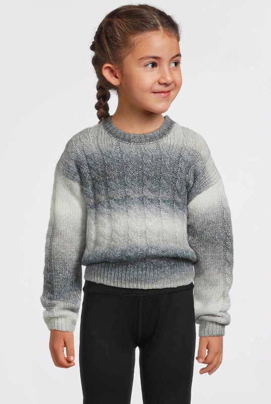 Anytime - Kabelgebreide Trui - Ombre