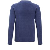 Anytime - Gebreide Trui - Blauw - Ronde Hals - Lange Mouwen