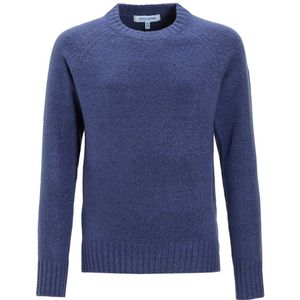 Anytime - Gebreide Trui - Blauw - Ronde Hals - Lange Mouwen