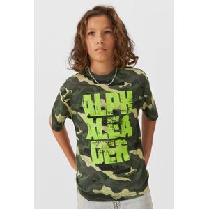 Coolcat - T-shirt Alex - Camouflage - Katoen