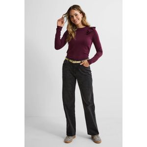 Anytime - Loose Fit Jeans - Grijs - 5 Pocket Model - Regular Waist