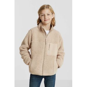 anytime - Teddy Fleece Vest - Beige - Voor Jongens