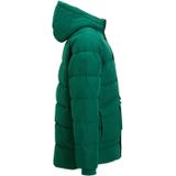 Anytime - Gewatteerde Jas - Donkergroen - Met Capuchon - Steekzakken