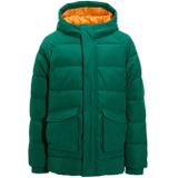 Anytime - Gewatteerde Jas - Donkergroen - Met Capuchon - Steekzakken