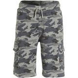 Anytime - Sweatshort - Grijs - Camouflageprint - Sportbroeken
