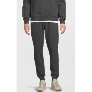 Anytime - Value - Fleece Joggingbroek - Donkergrijs Melange