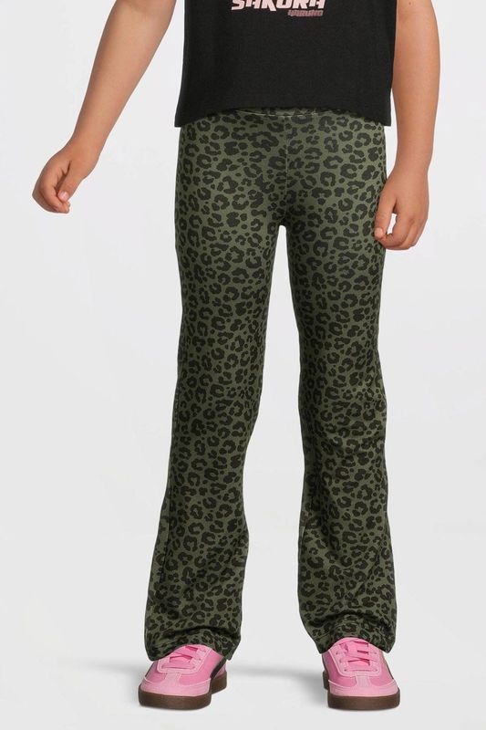 Anytime - Animal Flare - Broek - Dierenprint - Zachte Stof