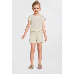 Anytime - Korte Broek - Katoen - Ingebreid Patroon - Elastische Tailleband