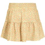 Anytime - Crinkle Skort - Geel - Bloemenprint