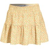Anytime - Crinkle Skort - Geel - Bloemenprint