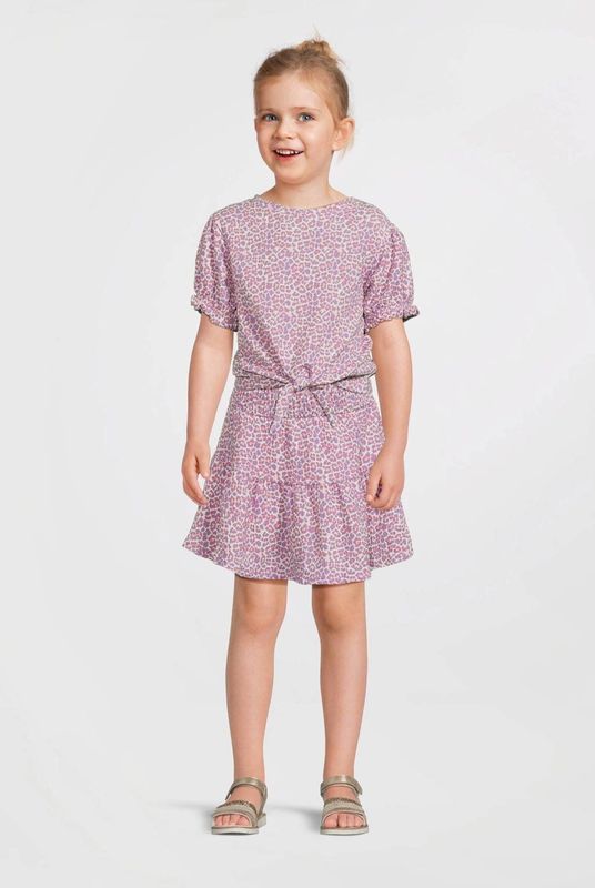 Anytime - Crinkle Skort - Panterprint - Meisjes