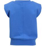 anytime - Sweat Top - Blauw - Mouwloos - Met Schoudervulling