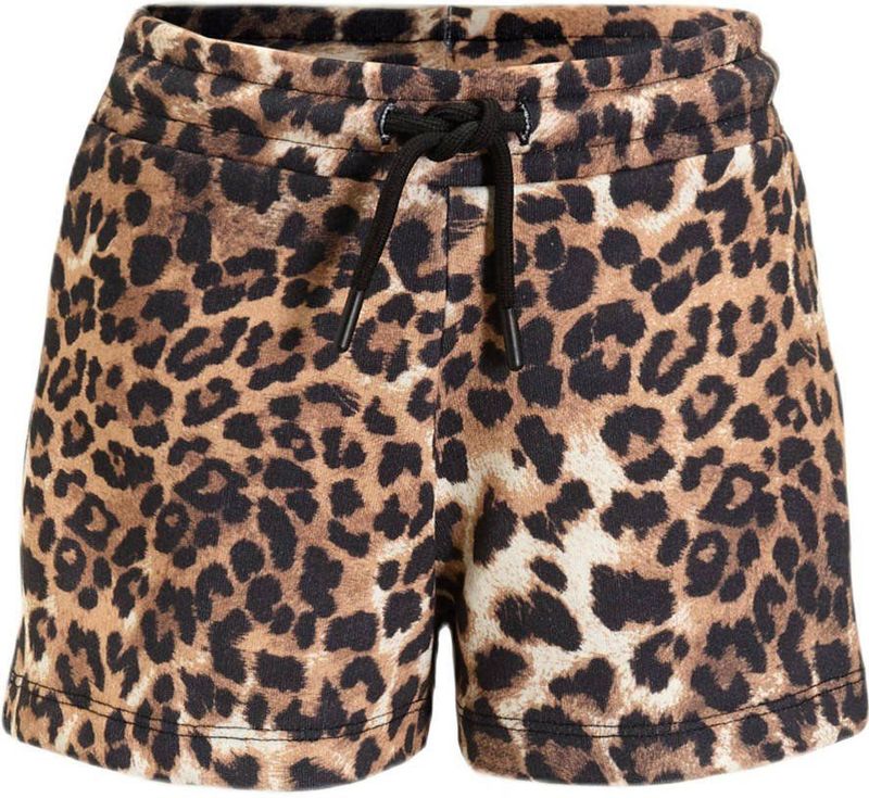 anytime - Korte Broek - Panterprint - Zacht en Comfortabel