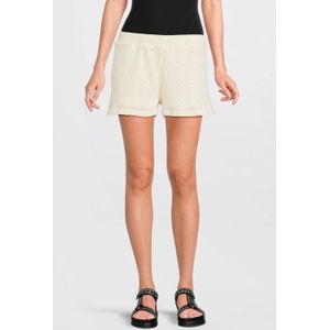 Anytime - Crochet Korte Broek - Off-White - Regular Waist