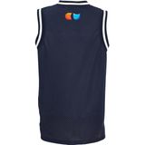 Coolcat - Mase - Mesh Singlet - Donkerblauw - Mouwloos - V-hals