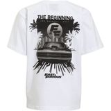 Coolcat - Fast & Furious - T-shirt - Wit - Relaxed Fit