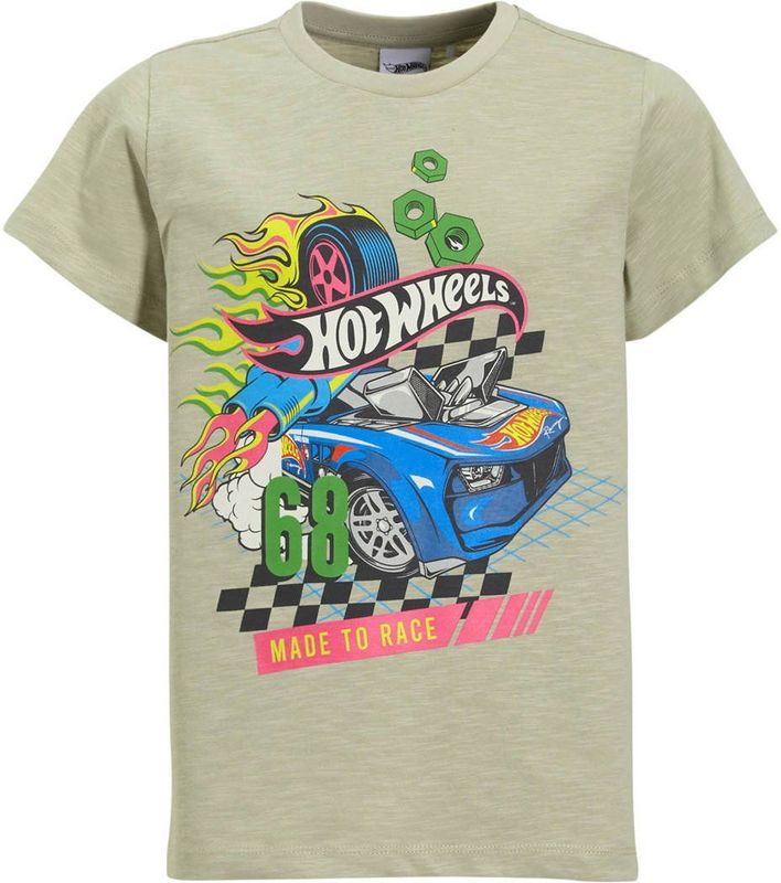 Coolcat - T-shirt - Acid Wash - Zwart - Katoen - Relaxed Fit